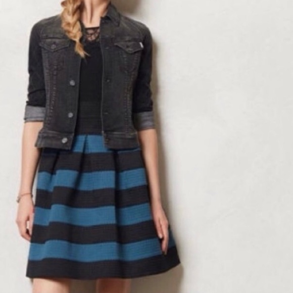 NWT Anthropologie Girls From Savoy Ponte Bell Skirt Sz MP/ LP - Picture 4 of 7